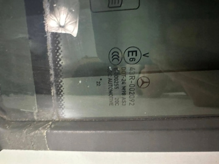 фото №6, Скло права зад задня двері mercedes eqa w243 w247