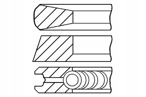 фото №2, Кольца поршневые iveco daf cf 65 lf 45 lf 55 sb iveco eurocargo