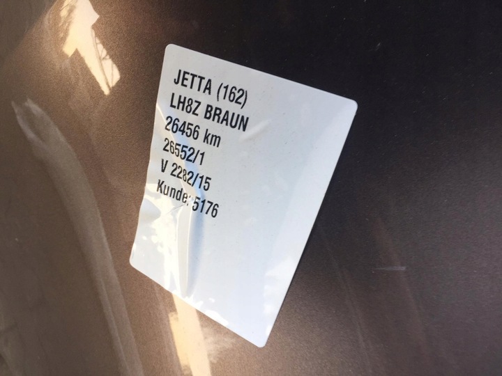 фото №16, Vw jetta 5c0 бампер зад оригінал usa lh8z