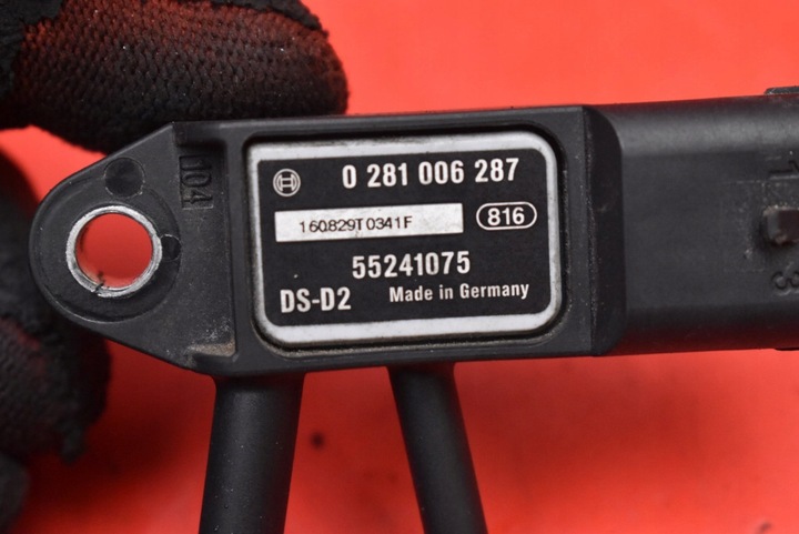 фото №8, Датчик тиску вихлопних газів 55241075 0281006287 peugeot bipper i 1.3 hdi 75 km