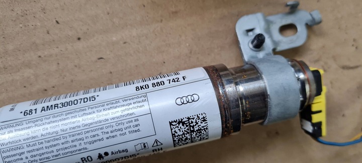 фото №8, A4 b8 рестайлинг s4 шторка воздушная air bag правая 8k0880742f