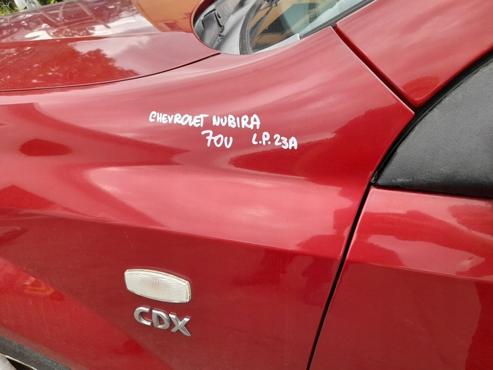 фото №8, Chevrolet nubira крыло левый перед переднее 70u