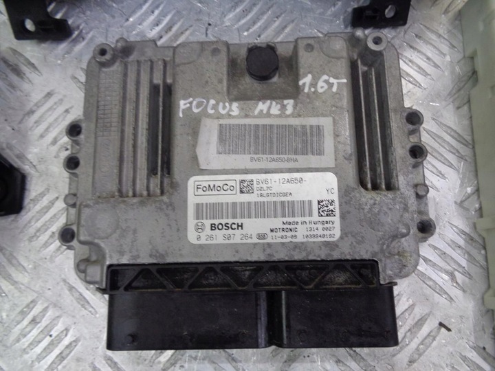 фото №6, Компьютер набор иммобилайзер старт ford focus mk3 1.6 t ecoboost 10- bv61-12a650-yc