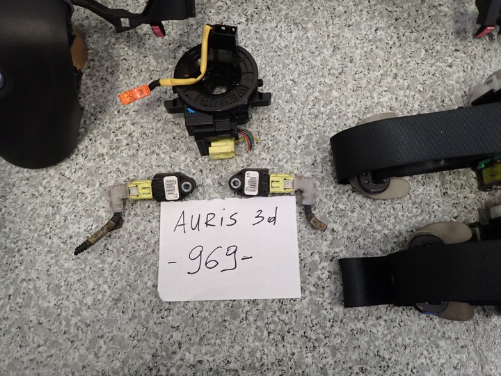 фото №11, Toyota auris i e15 3d 07- подушки повітряні набір європа srsy подушка безпеки