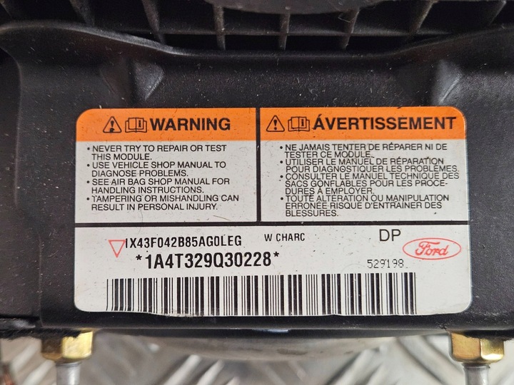 фото №7, Jaguar x-type 2005 з спереду повітряна подушка подушка безпеки кермо