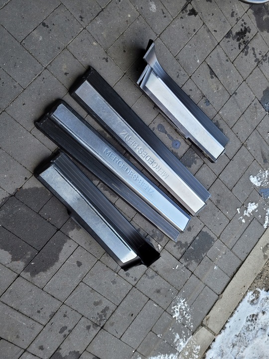 фото №7, Mercedes w140 5.0 накладки порогові