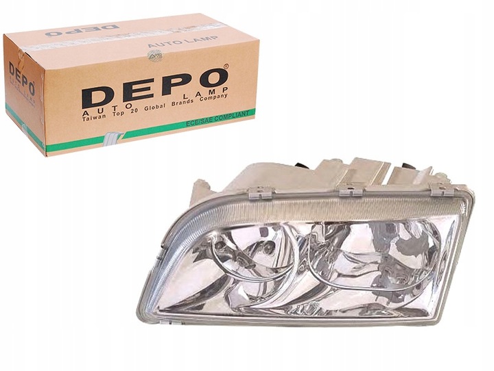 фото №1, Depo фара h7 колір вкладиш: хромований volvo