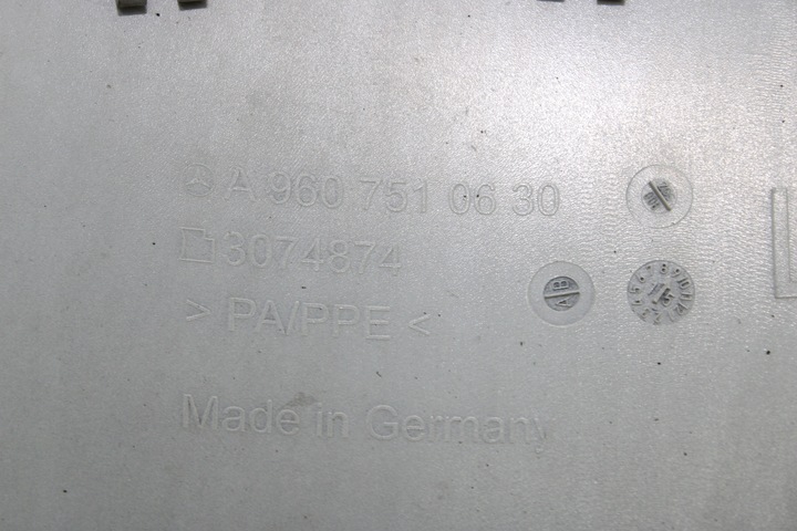 фото №11, Mercedes actros mp4 кутник кабіни лівий a9607510630 крило захист планка