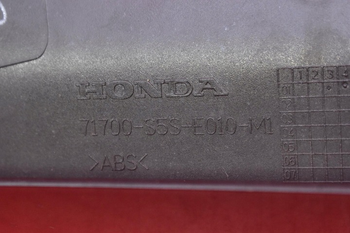 фото №11, Спойлер спойлер чорний 71700-s5s-e010-m honda civic 7 vii 3d hb 00-05