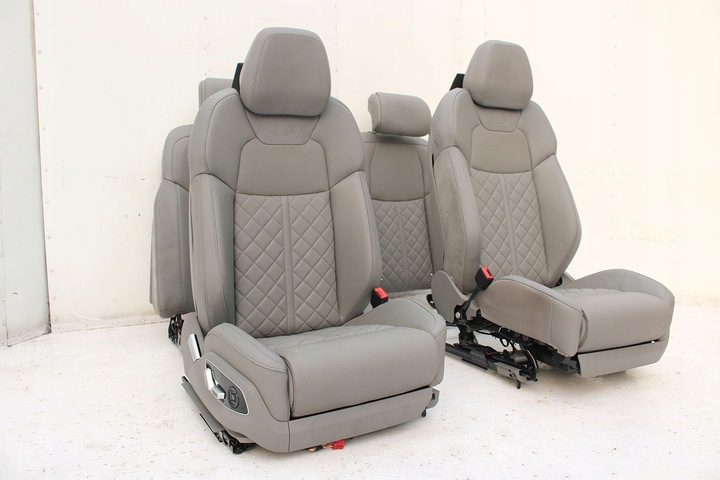 фото №8, Audi a8 4n d5 сиденья комплект сидений сидений сиденье обивка valcona + b