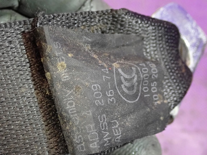 фото №5, Opel zafira b ii 05-10 pas безпеки правий зад 13178672