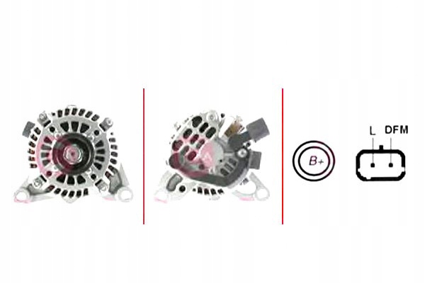 фото №1, Casco генератор citroen c2 1.1 jm_