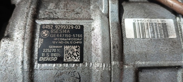 фото №6, Компрессор кондиционера bmw f10 f11 f20 f30 9299329