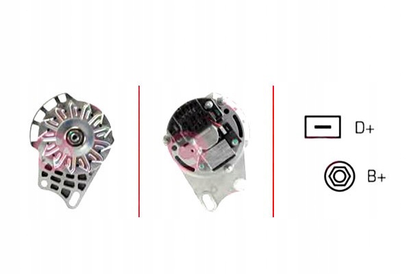 фото №1, Генератор 12v 55a casco cal30110as