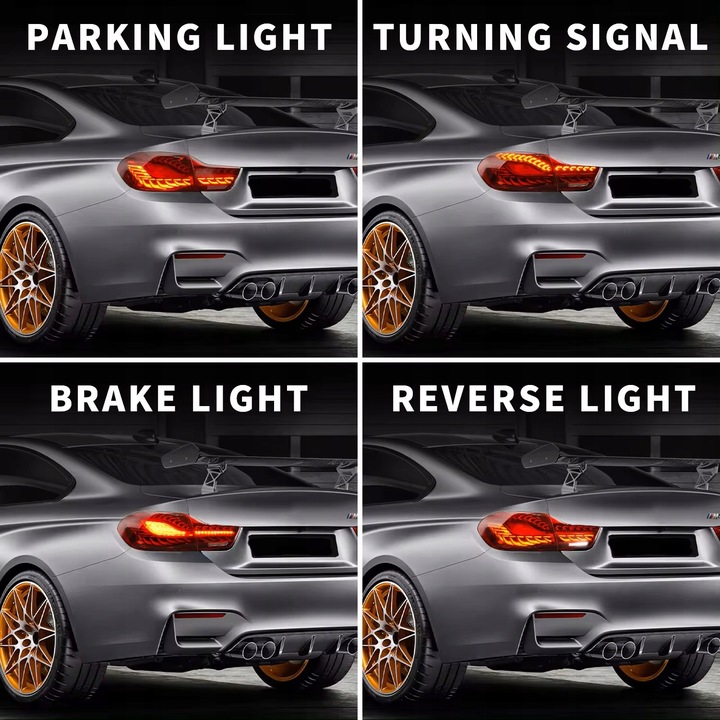 фото №11, Повний модуль задніх світла led автомобіля для  bmw 4 m4 f32 f33 f36 f82 f83 2013-2020