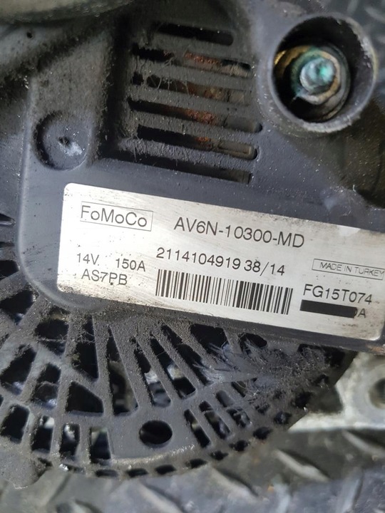 фото №5, Генератор 2.0tdci ford kuga mk2 av6n-10300-md