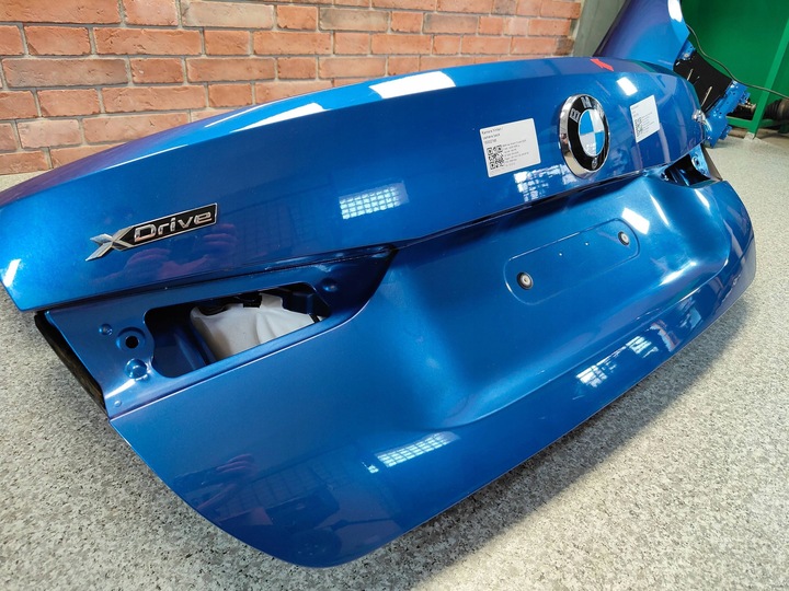 фото №15, Bmw 4 i4 g26 крышка багажника зад задняя камера цвет portimao синий c31