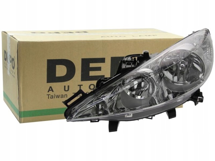 фото №15, Фара ліве фара peugeot 207 2006-2013 depo