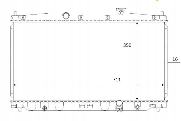 фото №2, Радіаторів двигуна honda cr-z 1.5h 06.10- nrf