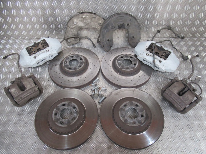 фото №5, Mercedes w205 w213 w238 cls 257 4.3 amg тормоза зажимы+ диски комплект