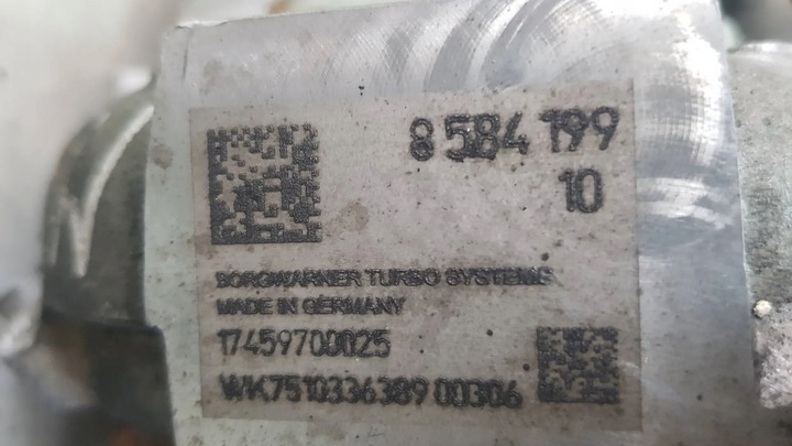 фото №7, Турбонагнітач бі-турбо 8584199 8591188 bmw x1 f48 x2 f39 2 f45 f40 b47c20b