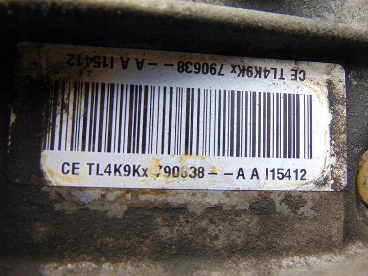 фото №12, Коробка передач коробки передач renault laguna iii 1.5 dci tl4k9k