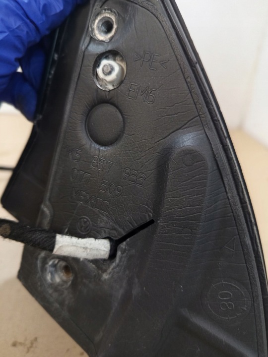 фото №7, Дзеркало ліве vw jetta iii la7w 9pin sedan 1k5857933