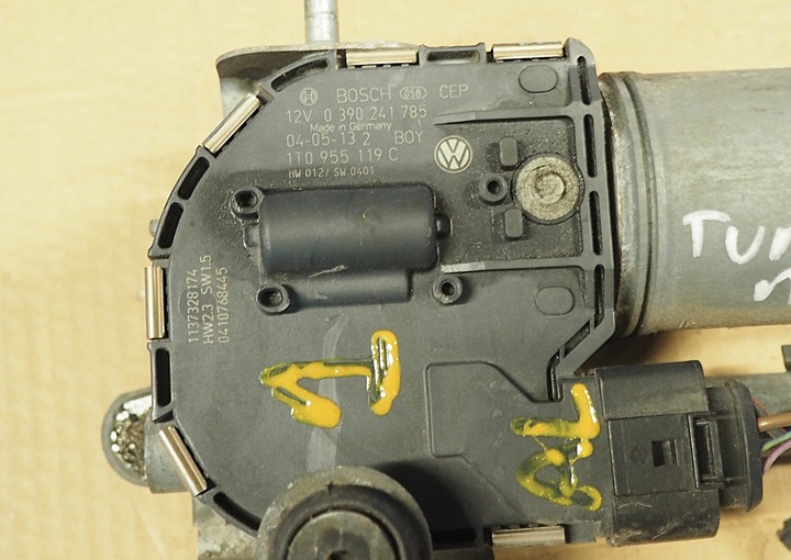 фото №6, Vw touran моторчик механизм дворники левый 1t0955119c 0390241785