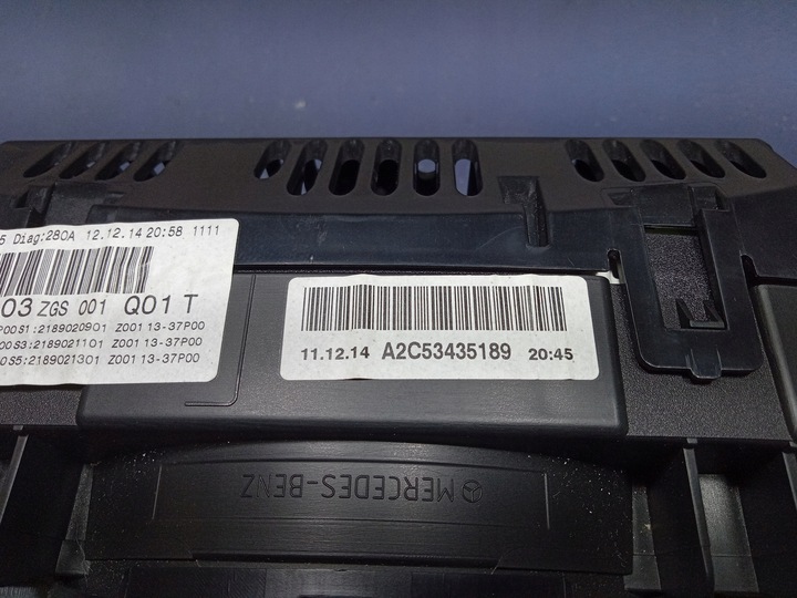 фото №6, Mercedes cls w218 рестайлінг 350 cdi спідометр  прилади eu a2189007503