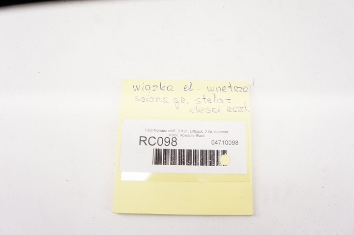 фото №8, Rc098 ford mondeo mk5 жгут панели pulpitu gg9t-14401-ecc