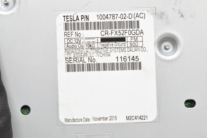 фото №8, Блок управления  модуль радио 1004787-02-d tesla модель s 12-20