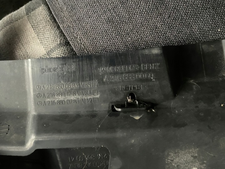 фото №6, Mercedes w216 рестайлинг amg решётка решётка радиатора a2168800683