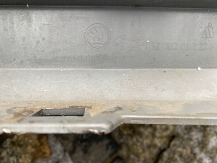 фото №13, Skoda kamiq спойлер накладка бампера зад 658807521b оригінал