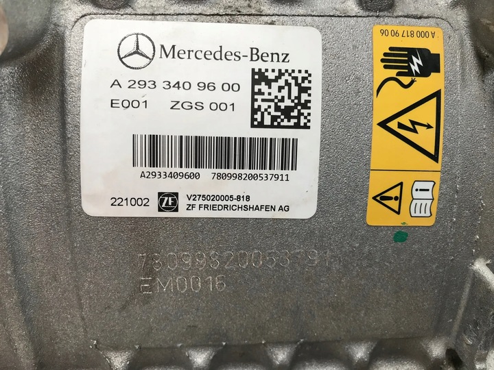 фото №14, Mercedes eqc n293 2023 электрик двигатель электрический a2933409600 80kwh 408 kw