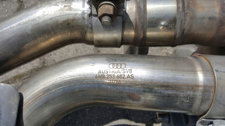 фото №9, Audi sq8 4m8 19- 4.0 tfsi глушитель выхлоп наконечники 4m0253611af