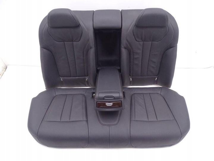 фото №7, Bmw 7 g12 15-22 сидіння комфорт диван обшивки чорна шкіра європа 74tys km