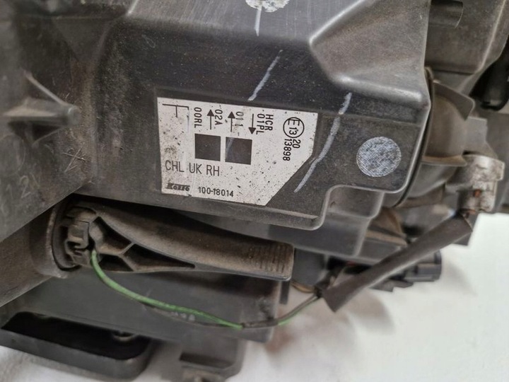 фото №9, Nissan qashqai 2 j11 лампа правые перед правая передняя фара линза uk