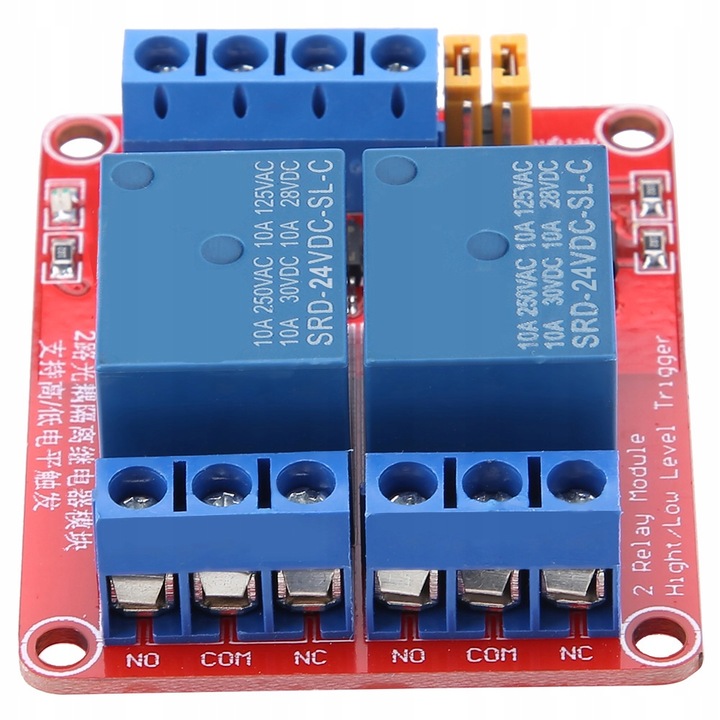 фото №8, 2-kanałowy модуль przekaźnikowy з wyzwalaczem 24v