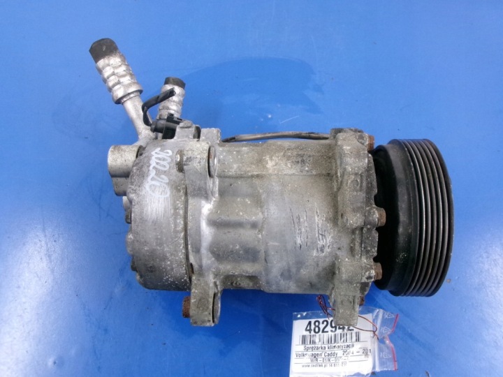 фото №4, Volkswagen caddy iii 1.9tdi компрессор кондиционера 7h0820803f sanden