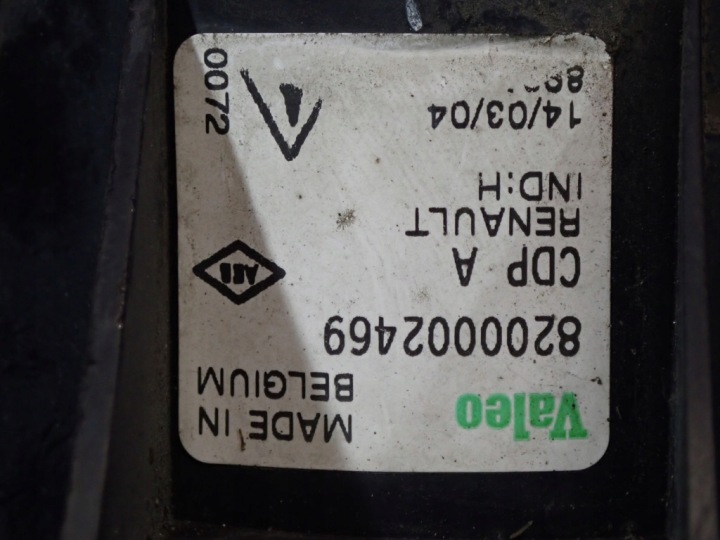 фото №7, Renault laguna ii hb 5d 01-05 галоген ліві перед 8200002469