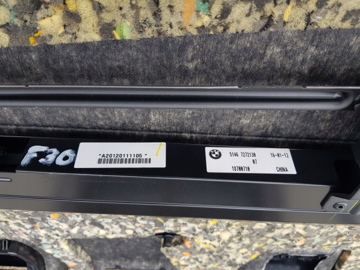 фото №9, Bmw f30 полка багажника багажника stop 4e0863411