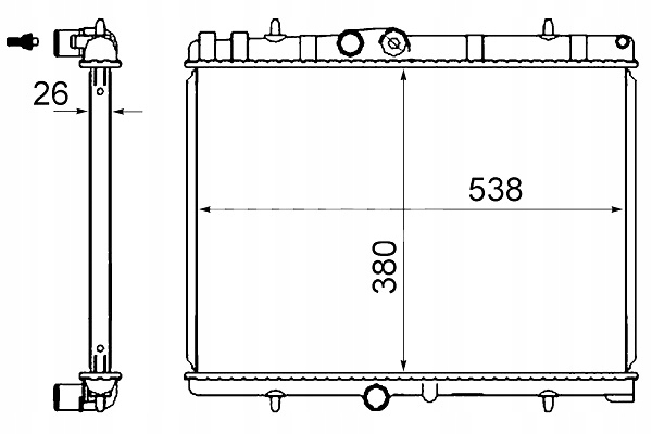 фото №6, Радиаторов двигателя воды ds ds 3 citroen berlingo berli #petrolhead pro+ kit5