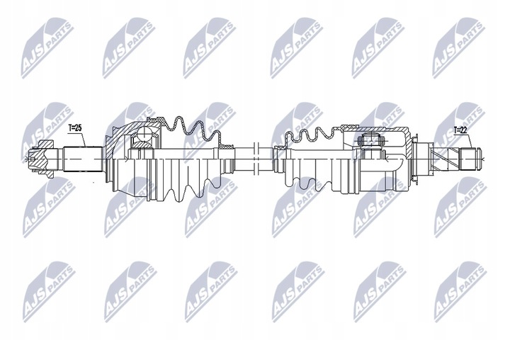фото №2, Npw-pl-099 nty піввісь привідна opel corsa e 1.3cdti
