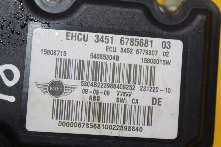 фото №9, Насос модуль керування abs mini one r56 r55 1.4 1.6 vti 6785681 6779307 231220