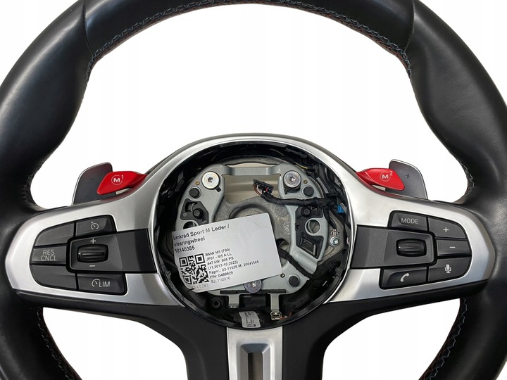 фото №9, Кермо шкіра мультифункція пелюстки m power bmw f90 f91 f92 f93 f95 f96