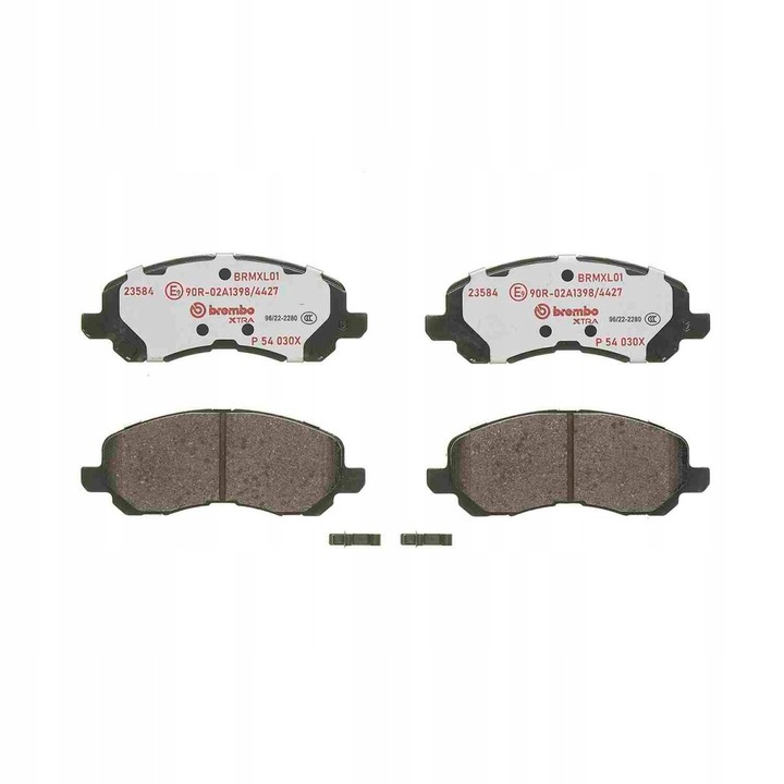 КОЛОДКИ BREMBO XTRA ПЕРЕД CHRYSLER 200, SEBRING; CITROEN C4 AIRCROSS; DODGE