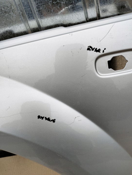 фото №10, Крыло левые перед audi tt 8n купе годы 1998-2006 цвет ly7w