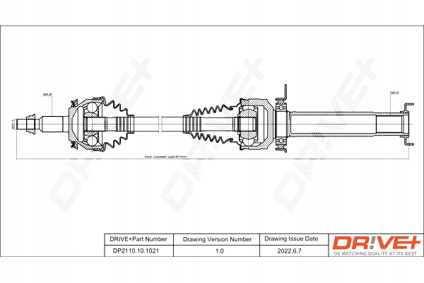 фото №2, Піввісь привідна volkswagen t5 09-15 p drive+