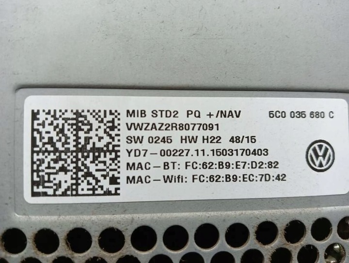 фото №8, Радио навигация экран vw jetta vi tiguan caddy 5c0035680c