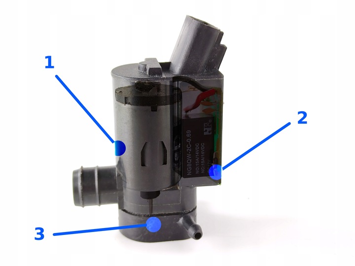 фото №13, Помпа склоомивача скла seat leon altea ibiza